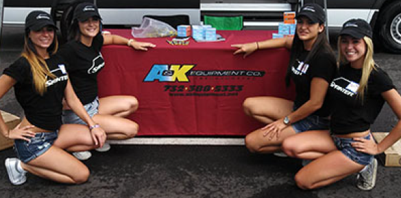A&K Equipment at an Intercar Mercedes open house