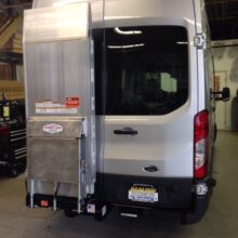 Tommygate Cantilever liftgate installed on Ford Transit