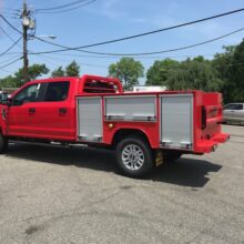 Magnum Aluminum Utility Body with Roll Up Doors