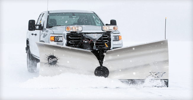 Fisher commercial snow plow
